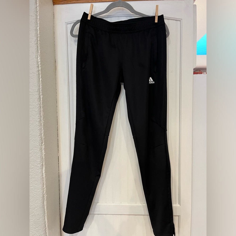 Adidas climacool track pants size small 8-10 zip ankle
